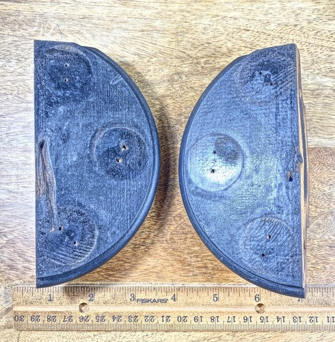 Old Wood Clock Case Pieces 5 1/2 Inches Long X 2 7/8 Inches Wide X 1.59" (KD618)