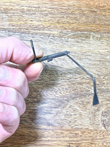 EN Welch Clock Movement Count Wheel Lever (See Pics To ID Mvmt)    (K9294)