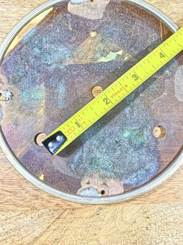 Gilbert Clock Movement (Stamped 24) Dial Pan (See Pics To ID Mvmt) (KD1171)