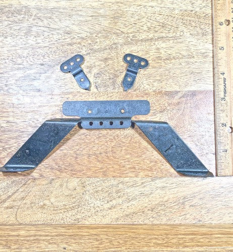 Made In China Clock Movement Mounting Brackets (See Pics To ID Mvmt)     (K9667)