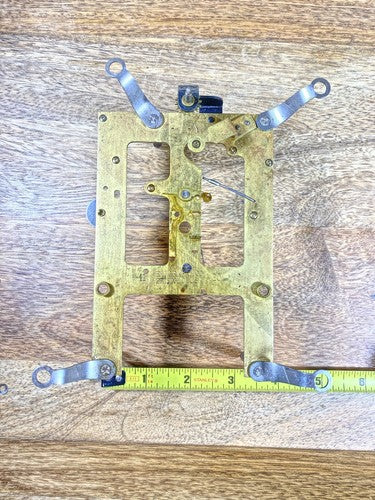 Ingraham (Stamped 11 20) Clock Movement Front Plate (Pivots Look Good)  (KD1127)