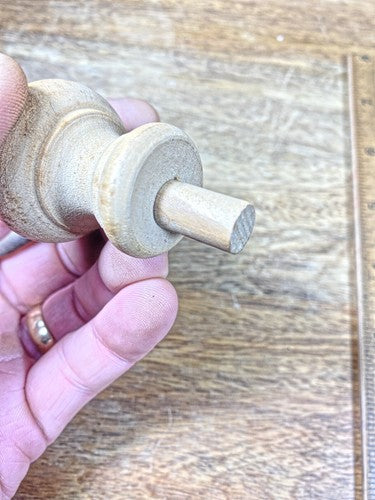 Old Clock Finial 3 Inches Tall, 1 `1/2 Inch Diameter, 5/16 Inch Shaft (KD1837