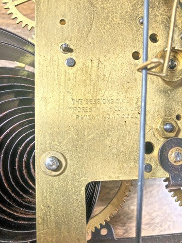 Sessions Westminster Chime Clock Movement Pendulum Rod and Spring (K9480)