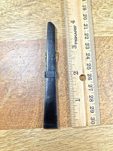 Vintage Speidel (NIB) Brown Calf Skin & Gold Watch Band (13mm or 1/2") (K7899)