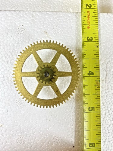 New Haven Clock Movement Strike Side 2nd Wheel (See Pics to ID Mvmt)    (KD1135)