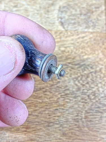 Old Original Clock Door Knob (19.62mm Dia, 20.64mm Tall) (KD789)