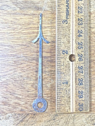 Antique Clock Hand 3 1/4 Inches Long (Arbor Opening Is 5.12mm) (KD658)