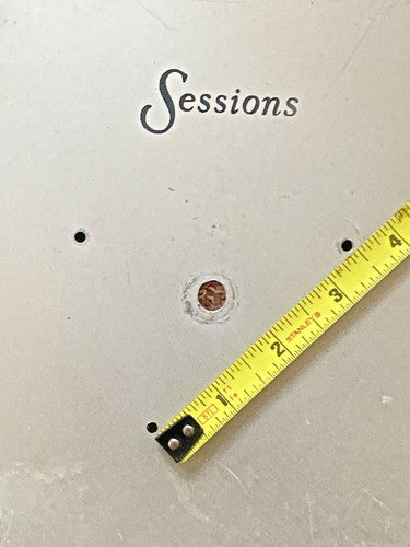 Large (14 5/8 Inches Diameter) Metal Sessions Clock Dial Pan  (LL5222)