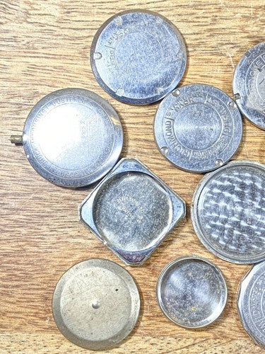 Assorted Lot Of Old Watch Case Parts (Lot Of 10) (KD1761)