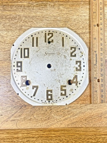 Sessions 8 Day Clock Movement Dial Pan   (K9995)