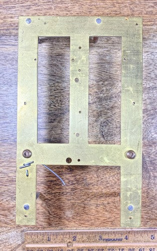Unbranded 30 Hour Clock Movement Back Plate (Pivots Look Good) (KD512)