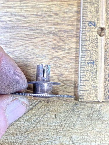 Gilbert Kitchen Clock Movement Alarm Setting Wheel (See Pics To ID) (KD1609)