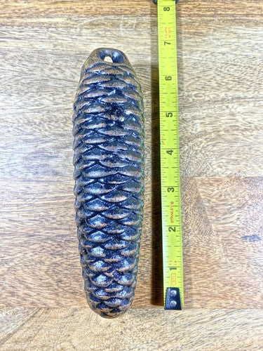 Cuckoo Clock Cast Iron Pine Cone Weight 1180g, 6.3 Inches Long     (WT016)