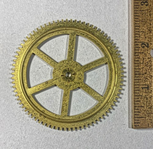 Antique Clock Movement Count Wheel  (66.43mm Dia, 3.03mm Inner (KD195)