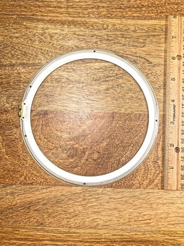 Clock Dial Pan Trim Ring 6 3/8 Inch Outer Diameter (5 3/8 Inch Inner)   (K8184)