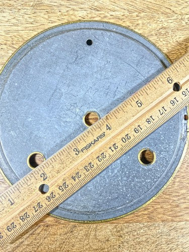 Old Waterbury 8 Day Clock Movement Dial Pan      (K9981)