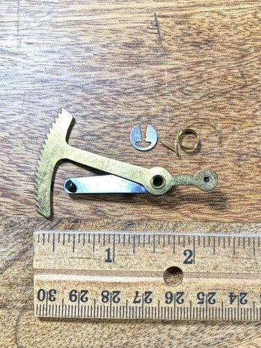 Made In Japan Clock Movement Rack (See Pics To ID Mvmt) (K8600)