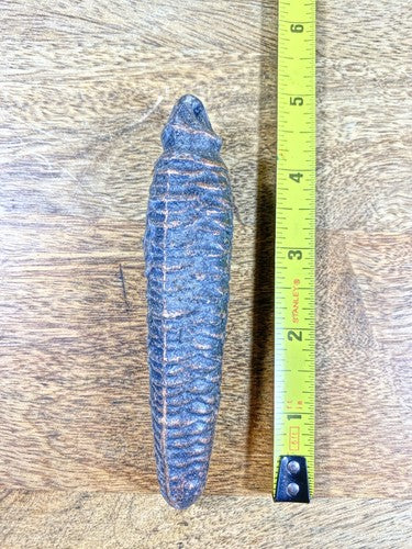 Cuckoo Clock Cast Iron Pine Cone Weight 264g, 4.8 Inches Long   (KD1232)