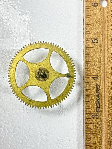 Gilbert Clock Movement (Stamped 25) Strike Side 4th Wheel (See Pics)(KD1349)