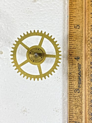 Sessions Clock Movement Time Side 3rd Wheel (See Pics To ID Movement) (KD1082)