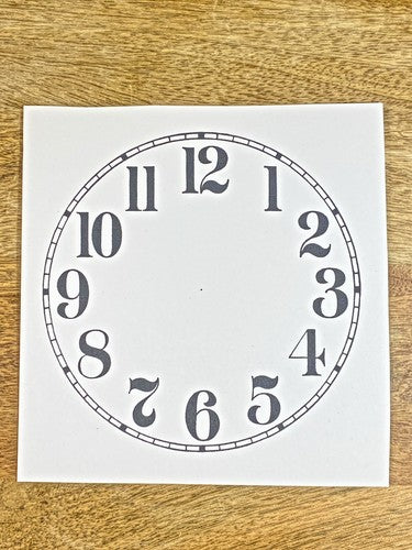 4 15/16 Inch Paper Clock Replacement Dial   (LOT 164)