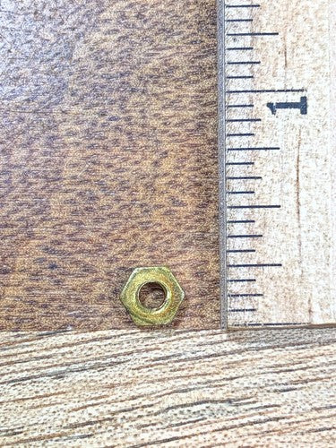 Ingraham (Stamped 2 16) Clock Movement Nut (See Pics To ID Movement) (K7857)
