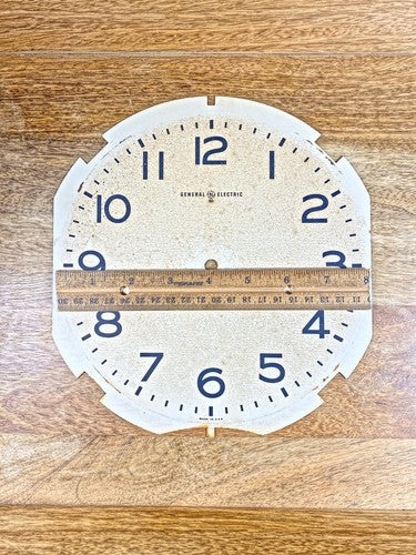Old General Electric Clock Dial Pan (Metal) (LL5215)