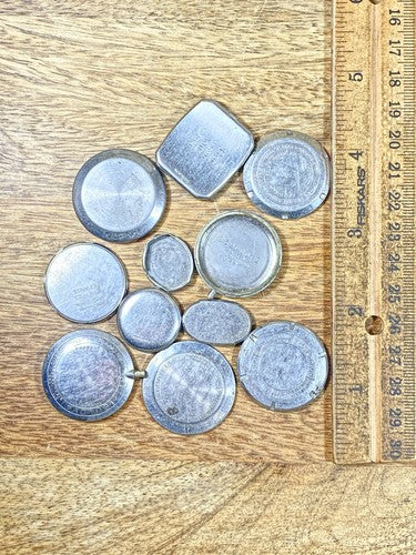 Assorted Lot Of Old Watch Case Parts (Lot Of 10) (KD1768)