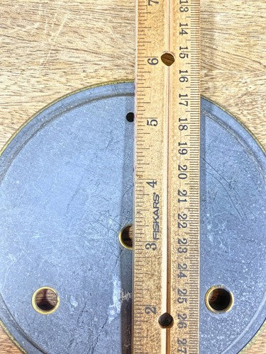 Old Waterbury 8 Day Clock Movement Dial Pan   (K9981)