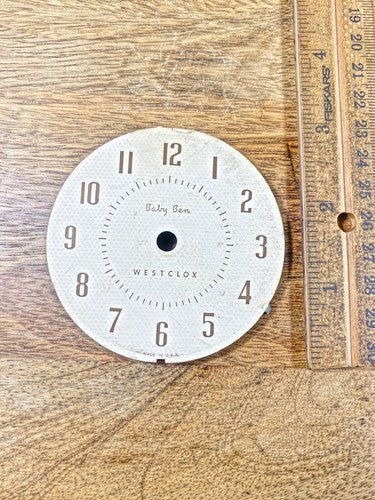 Vintage Baby Ben Alarm Clock Dial Pan   (KD1496)