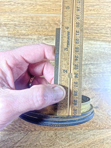 Antique French Clock Bezel (No Glass) (119.02 Dia, 94.27mm Inner Dia)  (KD268)
