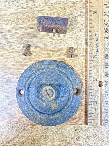 Antique Wall Clock Gong Mount (Needs Wire) (K9979)