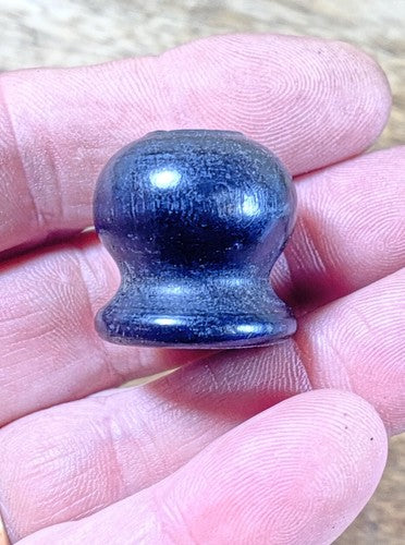 Old Original Clock Door Knob (22.07mm Dia, 22.62mm Tall)   (KD495)
