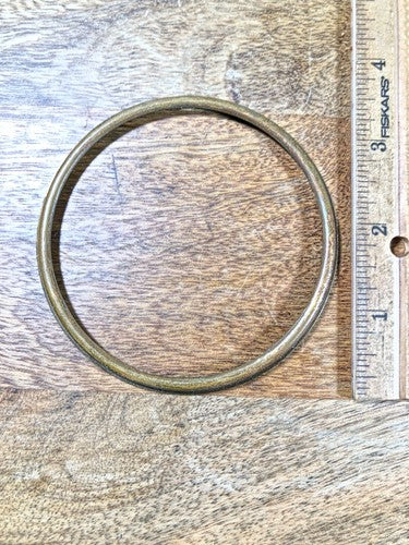 Vintage Clock Dial Trim Ring 3.54 Inch Outer Diameter 3.12 Inner Dia. (K9248)