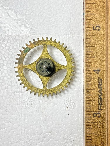 Ingraham Clock Movement (Stamped 06) Time Side 4th Wheel (KD1407)