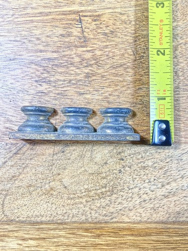 Antique Mantel Clock 3 Column Base (KD1332)