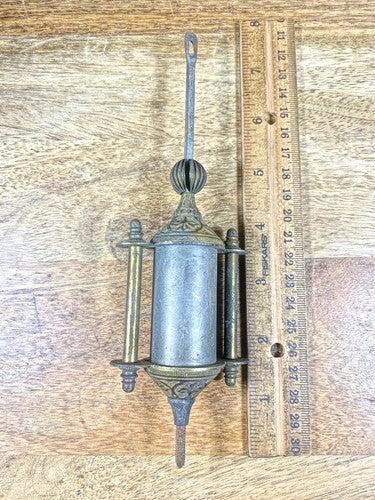 Antique 7 1/2 Inch Long Clock Pendulum Bob (4.3oz)    (KD876)