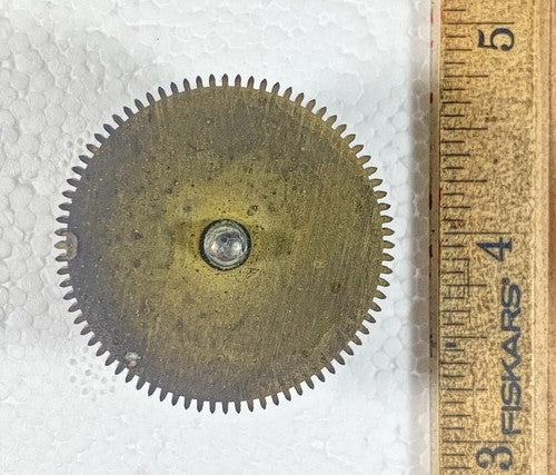 Japy Freres Clock Movement Strike Side Main Wheel (Blown Spring)    (KD484)