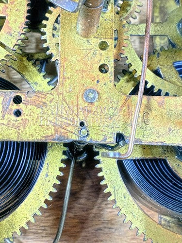 Ingraham (Stamped 06 ) Clock Pendulum Rod And Spring (See Pics To ID) (KD810)