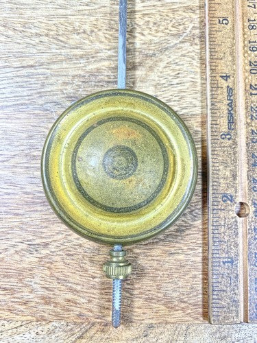Old Clock Pendulum 7 1/4 Inches Long 4.6 oz          (KD3688)