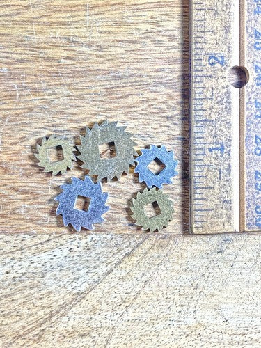 Assorted Lot Of Old Clock Movement Click Wheels (Lot Of 5) (KD2057)
