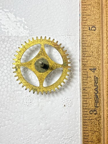 Ingraham Clock Movement (Stamped 06) Time Side 4th Wheel (KD1407)