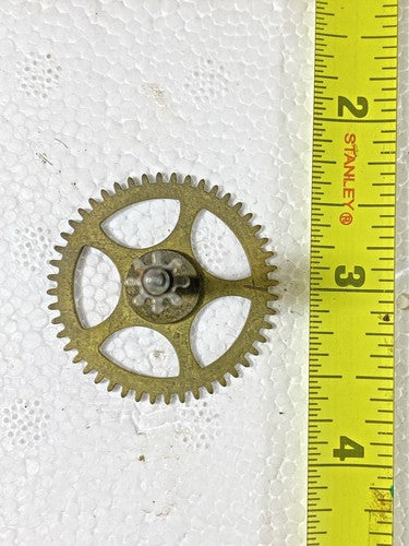 Gilbert Clock Movement (Stamped 24) Time Side 3rd Wheel(See Pics To ID)(KD1154)
