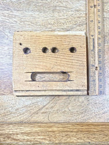 Old Cuckoo Clock  Bottom Board (4 5/8 X 4 1/8 Inches) (KD1928)