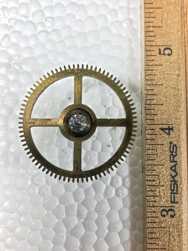 Kienzle Clock Movement Time Side 2nd Wheel (See Pics To ID Mvmt) (K8887)