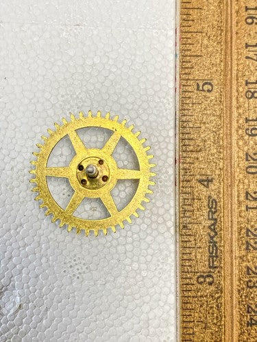 New Haven Clock Movement Time Side 3rd Wheel (See Pics to ID Mvmt) (KD2195)