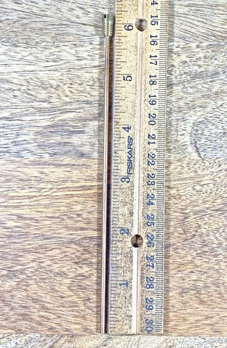 Clock Copper Chime Rod 5.60mm Diameter Threads x 6 3/16 Inches Long   (KD970)
