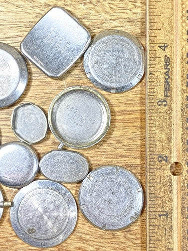 Assorted Lot Of Old Watch Case Parts (Lot Of 10) (KD1768)
