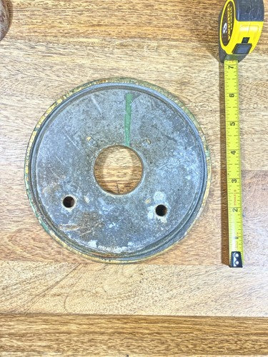 Old Metal Clock Dial Pan 6 7/16 Inches Diameter  (KD1106)