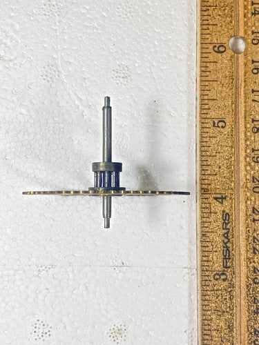 Old Sessions Clock Movement Time Side 2nd Wheel (See Pics To ID Mvmt)   (KD1640)